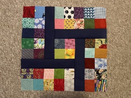 rødover restetæppe