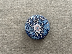 Rund Målebånd på 150 cm / 60 inch Blå med blomst