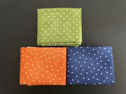 Beautiful Basics patchworkstof 3 stk/FQ Grøn, orange og blå