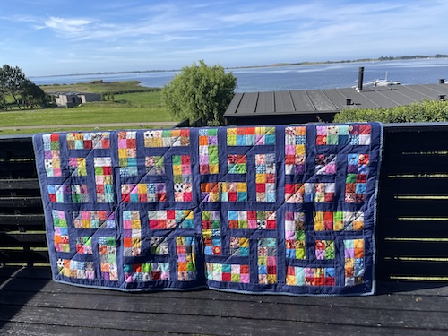 rødover restetæppe