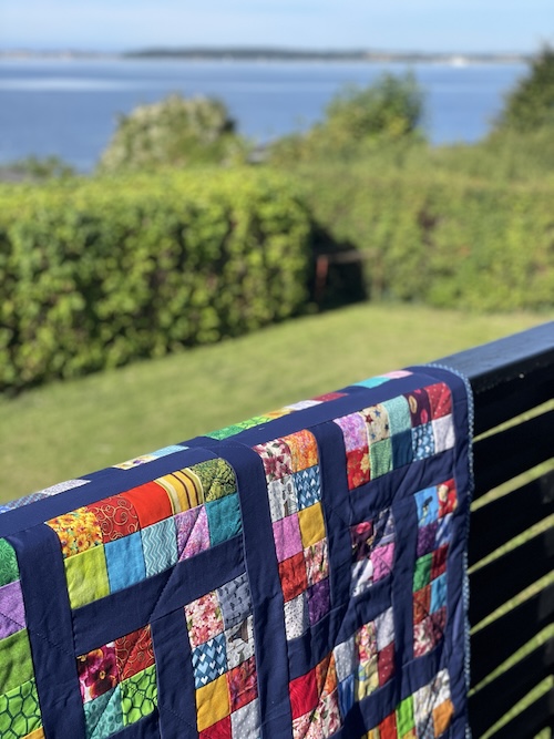 rødover restetæppe