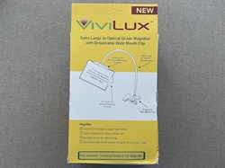 Vivilux lup 6" x 4" med clip-on base – 3 x forstørrelse