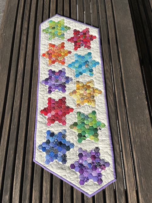 Sekskanter til Stjerne løber i alle farver. 