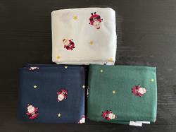 Tykke nisser på brede bomuldsstof - 3 stk/FQ 