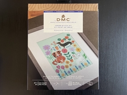 DMC Broderikit – Dogs in the garden af Marie-Dominique Procureur