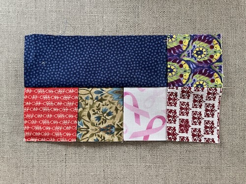 3. del solrød restetæppe