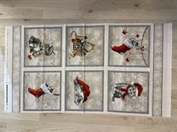 A Purr-fect holiday season patchworkstof motiver  