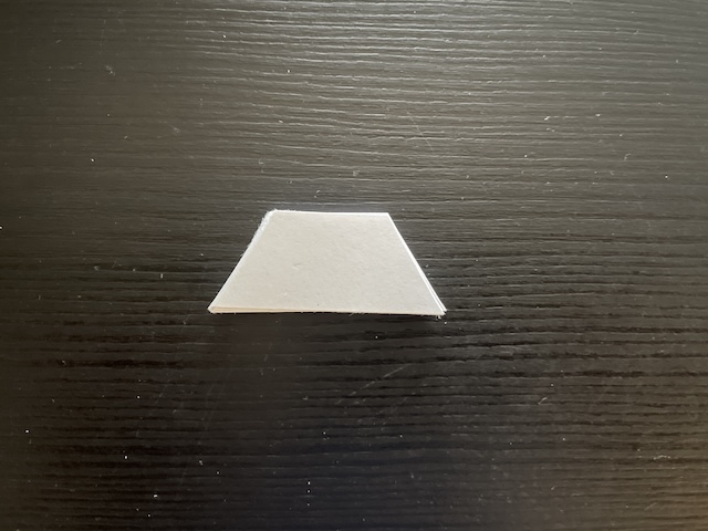 Halve sekskanter 4 cm - færdig standset pap skabeloner (J-5)