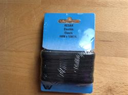 Elastik 6 mm bred 10 meter Sort