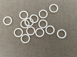 Plast ringe str 15/21 - Hvide