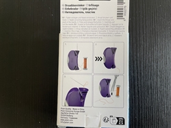 Ergonomisk nåletræder fra Prym bagside af æsken