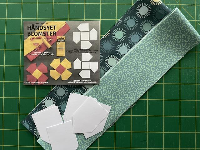 To Go sykit - 2 blomster til håndsyning - Grønlige