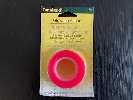 Glow-Line Tape fra Omnigrid 3 farver 1/4 inch
