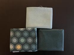 Wild side patchworkstof - 3 stk/FQ Grønlig cirkler