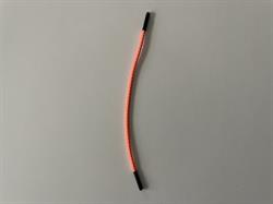 Lynlås vedhæng elastik 15 cm Neon orange