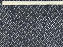 Blå og røde patchworkstof - Blå mønster