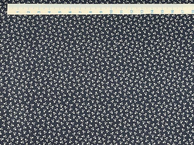 Blå og røde patchworkstof - Blå mønster