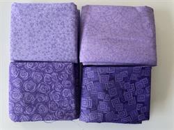 Hopscotch patchworkstof - 4 stk/FQ Lilla