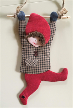 klatrenisse 1 – hyggeligt syprojekt med papskabelon fra houhou design