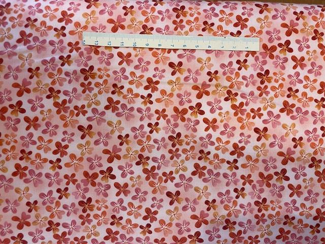 Søde små blomster patchworkstof