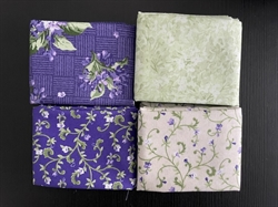 Lilac Lane patchworkstof 4 stk/FQ Lilac Lane patchworkstof 4 stk/FQ 