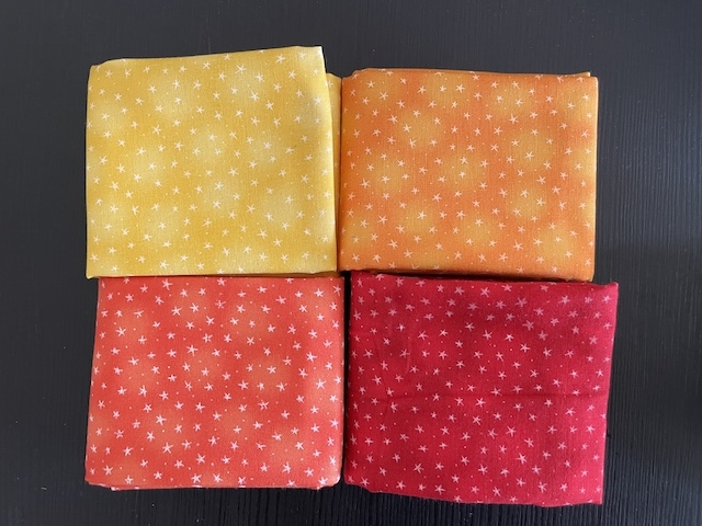 Starlet patchworkstof  4 stk/FQ 