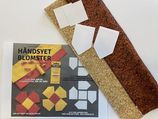 To Go sykit - 2 blomster til håndsyning - Nougat/brun