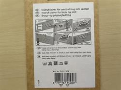 Gennemsigtig strygestykke 36 x 61 cm