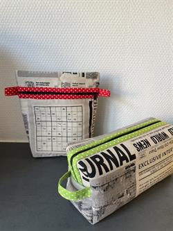 Sy små kosmetikpunge og penalhuse med lynlås 21. Jan 26 fra kl 13-16