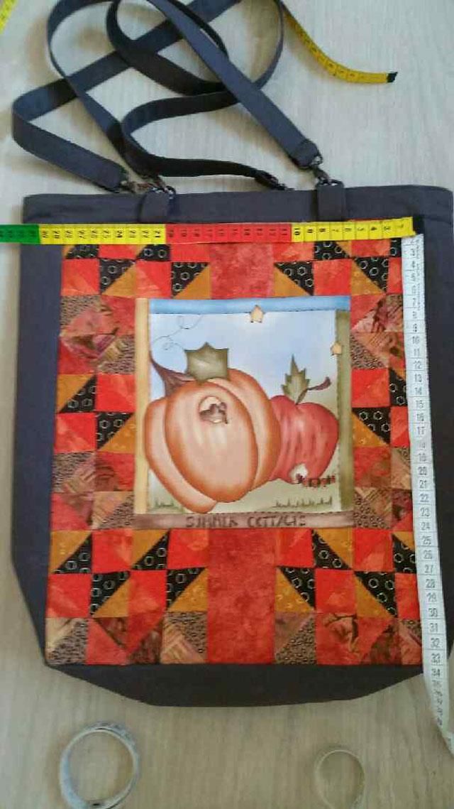 Irenes mini quilt - taske 2 til HANNES patchwork udfordring