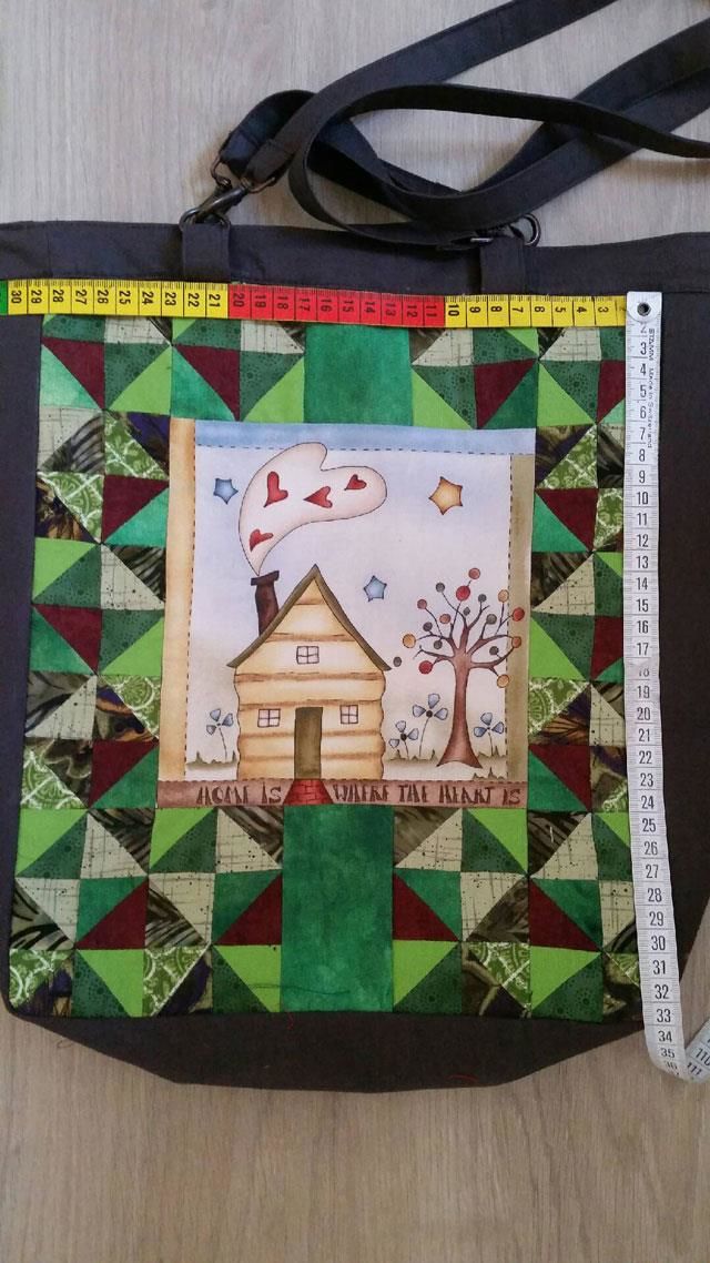 Irenes mini quilt til HANNES patchwork udfordring