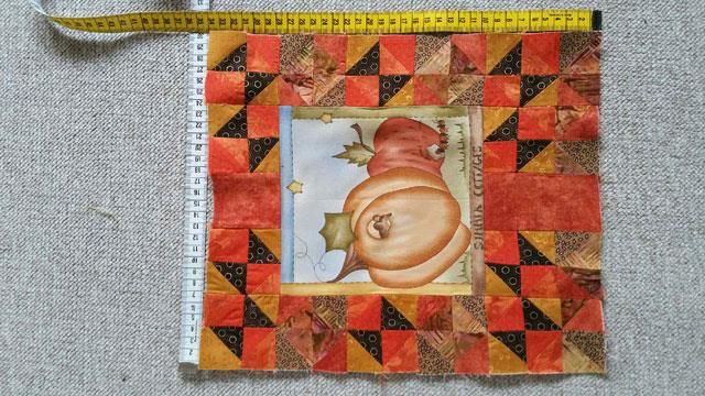 Irenes mini quilt - taske 2 til HANNES patchwork udfordring