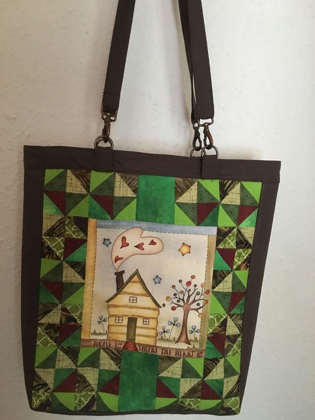 Irenes mini quilt til HANNES patchwork udfordring