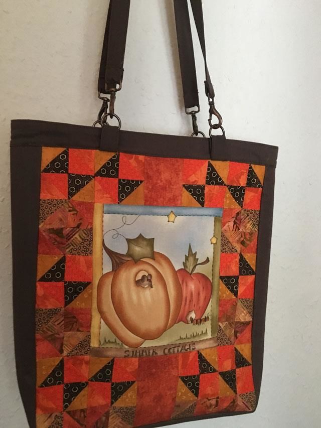 Irenes mini quilt - taske 2 til HANNES patchwork udfordring