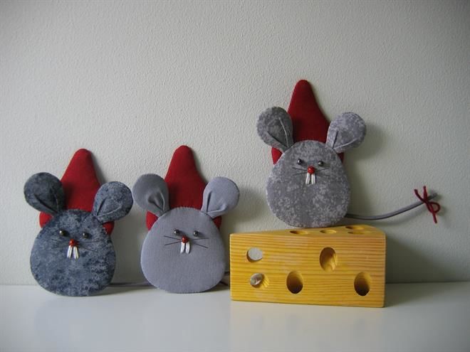 Julemus mønster julemus – charmerende mønster med papskabeloner fra houhou design