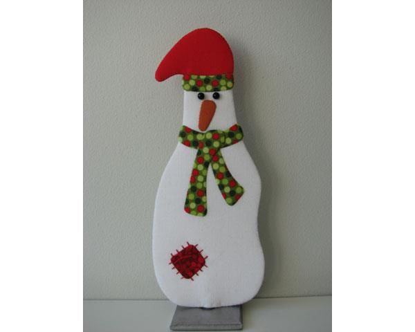 snemand 1 mønster fra houhou design – skab hyggelig julestemning med patchwork