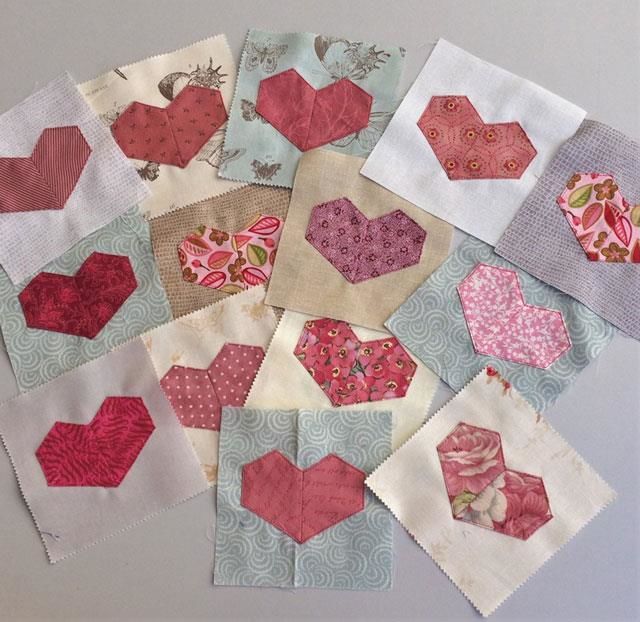 Jyttes HIT hjerte tæppe med applikeret hjerter