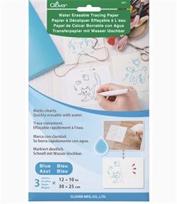 Karbonpapir fra Clover 3 ark på 30x25 cm