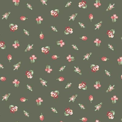 Regal Rose patchworkstof - Mini blomster