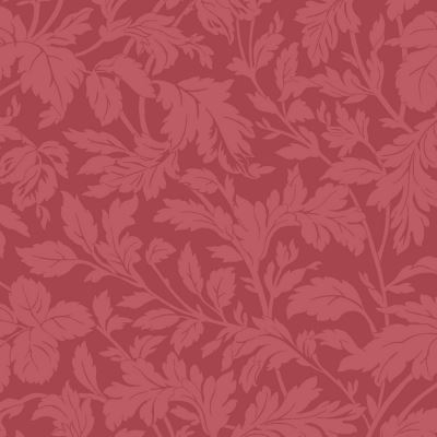 Regal Rose patchworkstof - Blade Røde