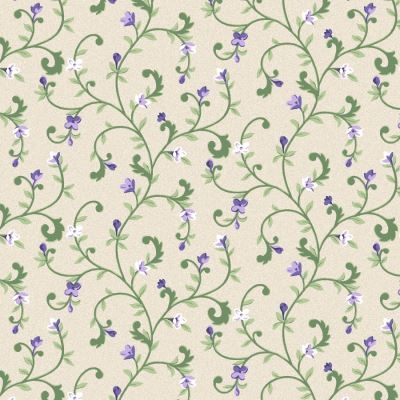 Lilac Lane patchworkstof - Små grene