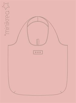 "Ingen plastik" indkøbs taske ​​​​​​​MiniKrea mønster 109
