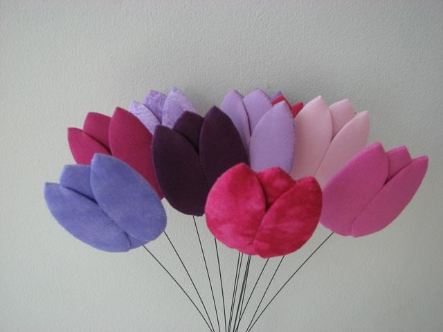 Mini tulipaner mønster 