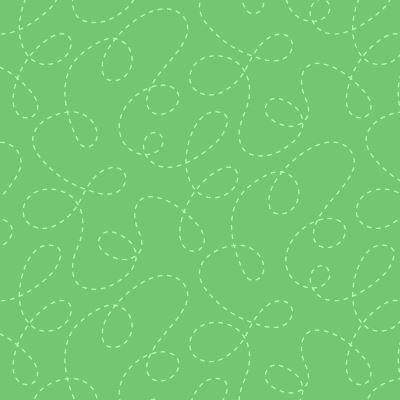 One Switch, Two Stitch patchworkstof - Klar grøn