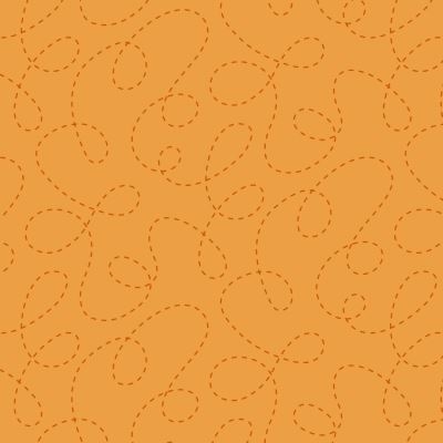 One Switch, Two Stitch patchworkstof - Orange