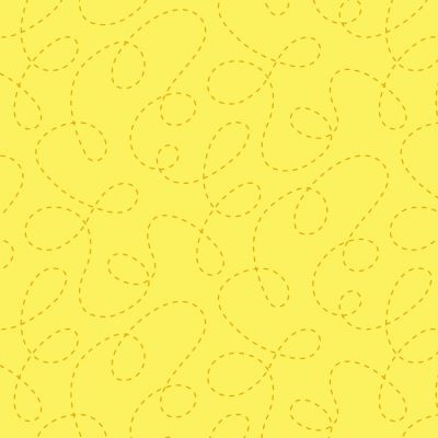 One Switch, Two Stitch patchworkstof - Gul