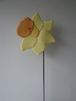 Påske lilje mønster påskelilje mønster - skab smuk påskepynt med patchwork