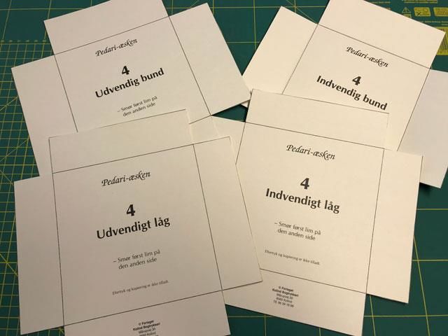 Pedari æske til mine trykfødder