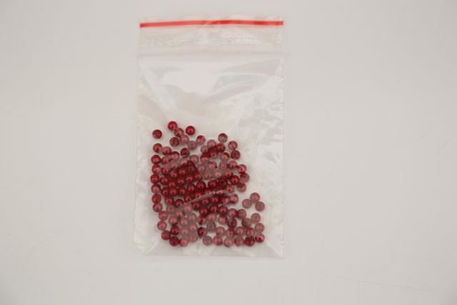 Røde voksperler 5 mm