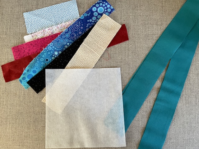 Stribet trekanter i Rønne Restetæppe